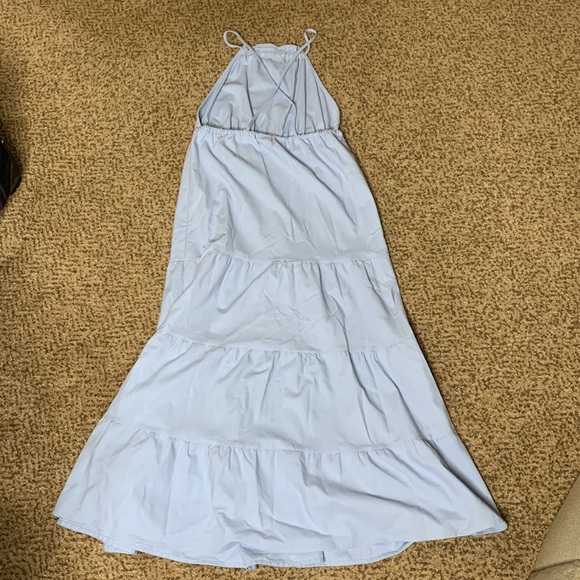 Sunday Up Maxi Dress Baby Blue - Picture 4 of 5